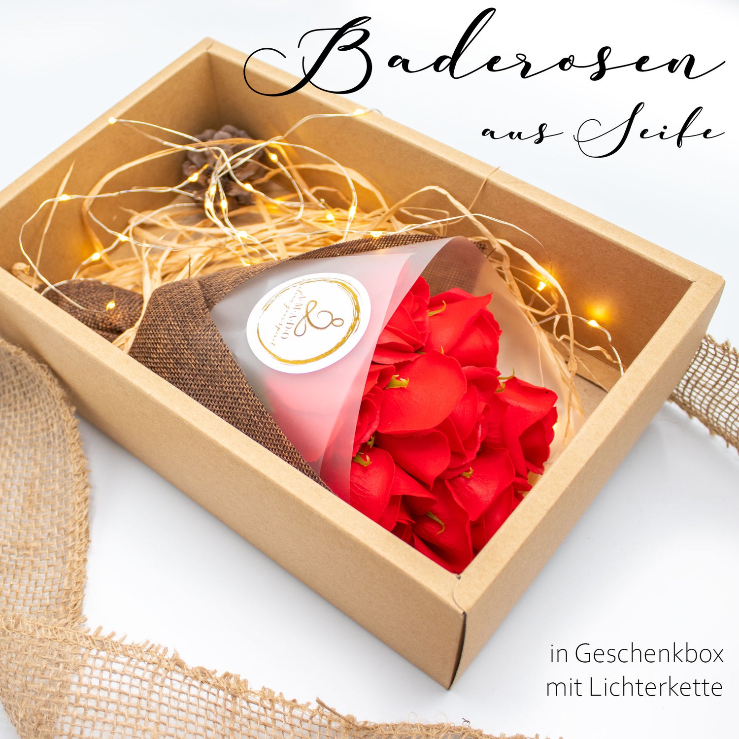 Außergewöhnliches Geschenk zum Muttertag · Baderosen · Seifenrosen · Wellness · Auszeit - AMADO-SelfCare