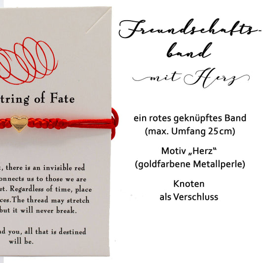 A.M.A.D.O Freundschaftsarmband Herz-Motiv Best Friends - AMADO-SelfCare