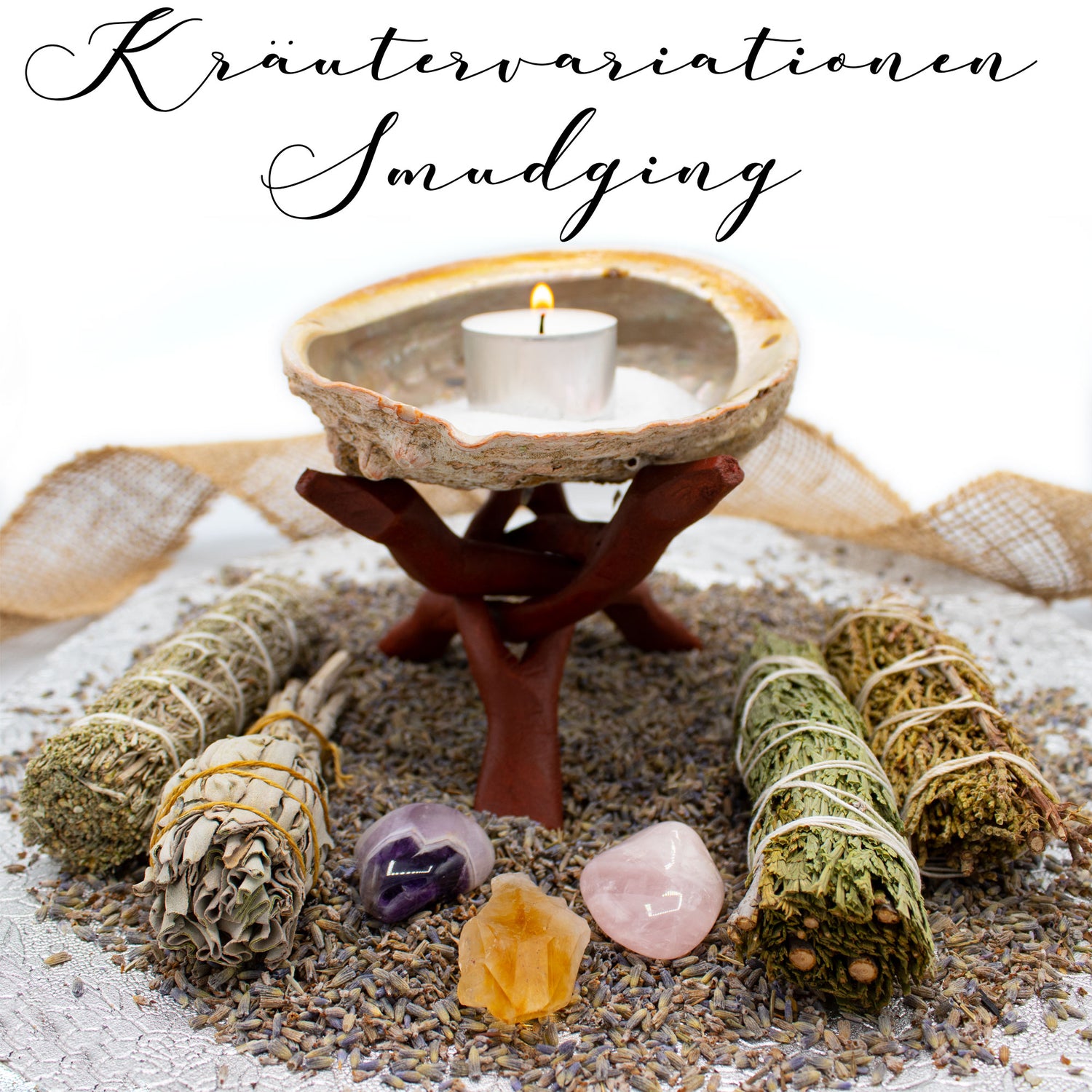 4 Kräuter Smudging · Kräutervariationen · Räuchern Hausreinigung Meditation positive Energie - AMADO-SelfCare