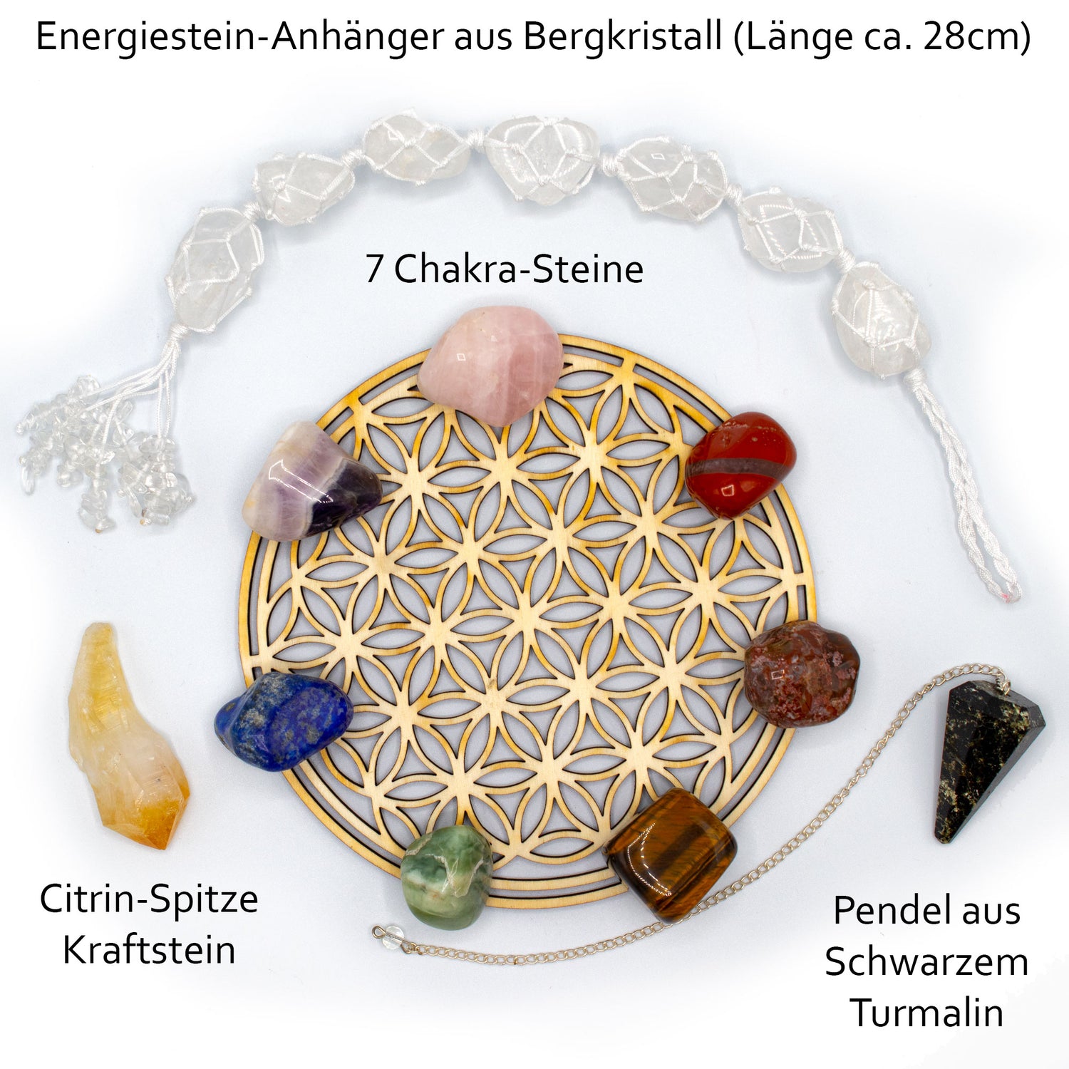 Chakra Energiesteine · Magie des Pendels · Positive Energie für dein  Zuhause · Kraft der Edelsteine | AMADO-SelfCare