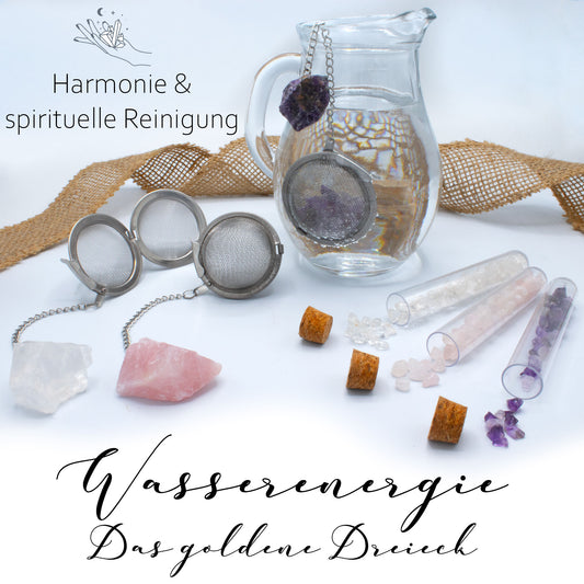 Energiesteine zur Wasserbelebung · Wassersteine · Sets zum Energetisieren von Trinkwasser - AMADO-SelfCare